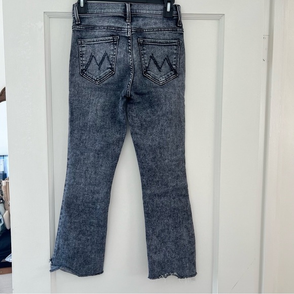 MOTHER The Insider Crop Step Fray in Train Stops Size 25 EUC - Picture 11 of 14